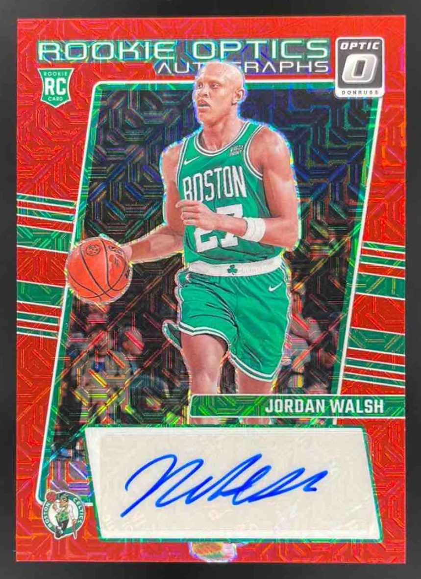 2023-24 Panini Donruss Optic Rookie Optics Choice #ROA-JWA Jordan Walsh RC Auto