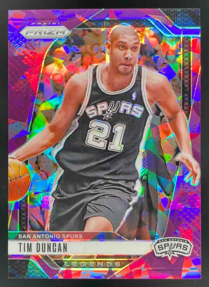 2024-25 Panini Prizm Purple Ice Prizm #297 Tim Duncan /149