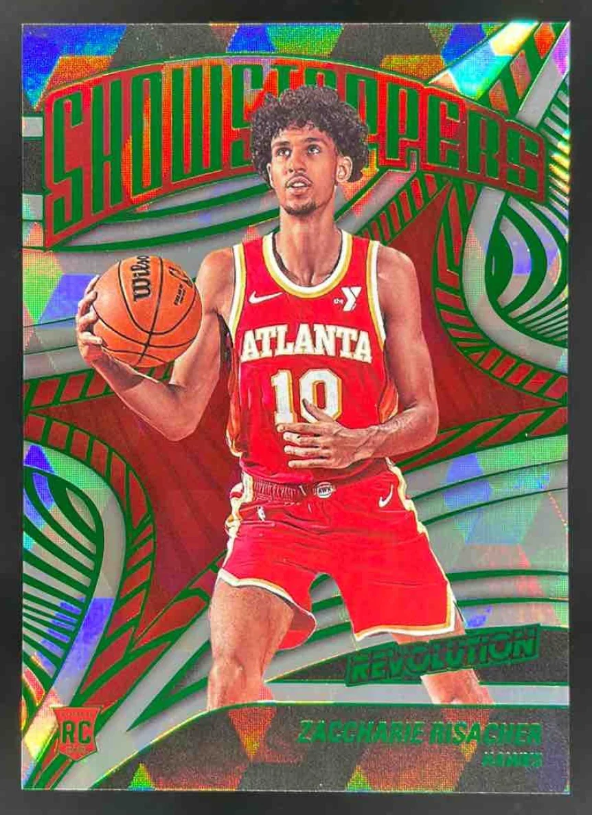 2024-25 Panini Revolution Showstoppers Cubic #12 Zaccharie Risacher RC /50