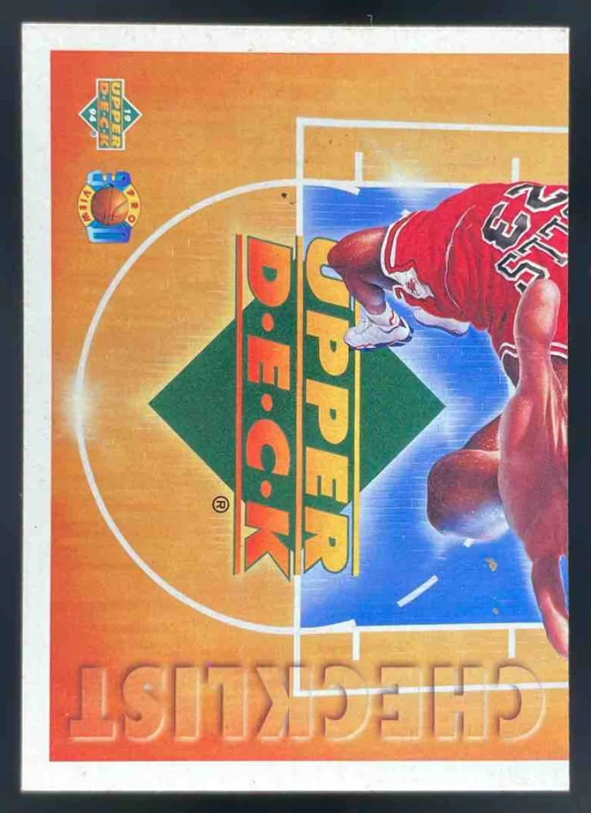 1994 Upper Deck #110 Checklist Michael Jordan