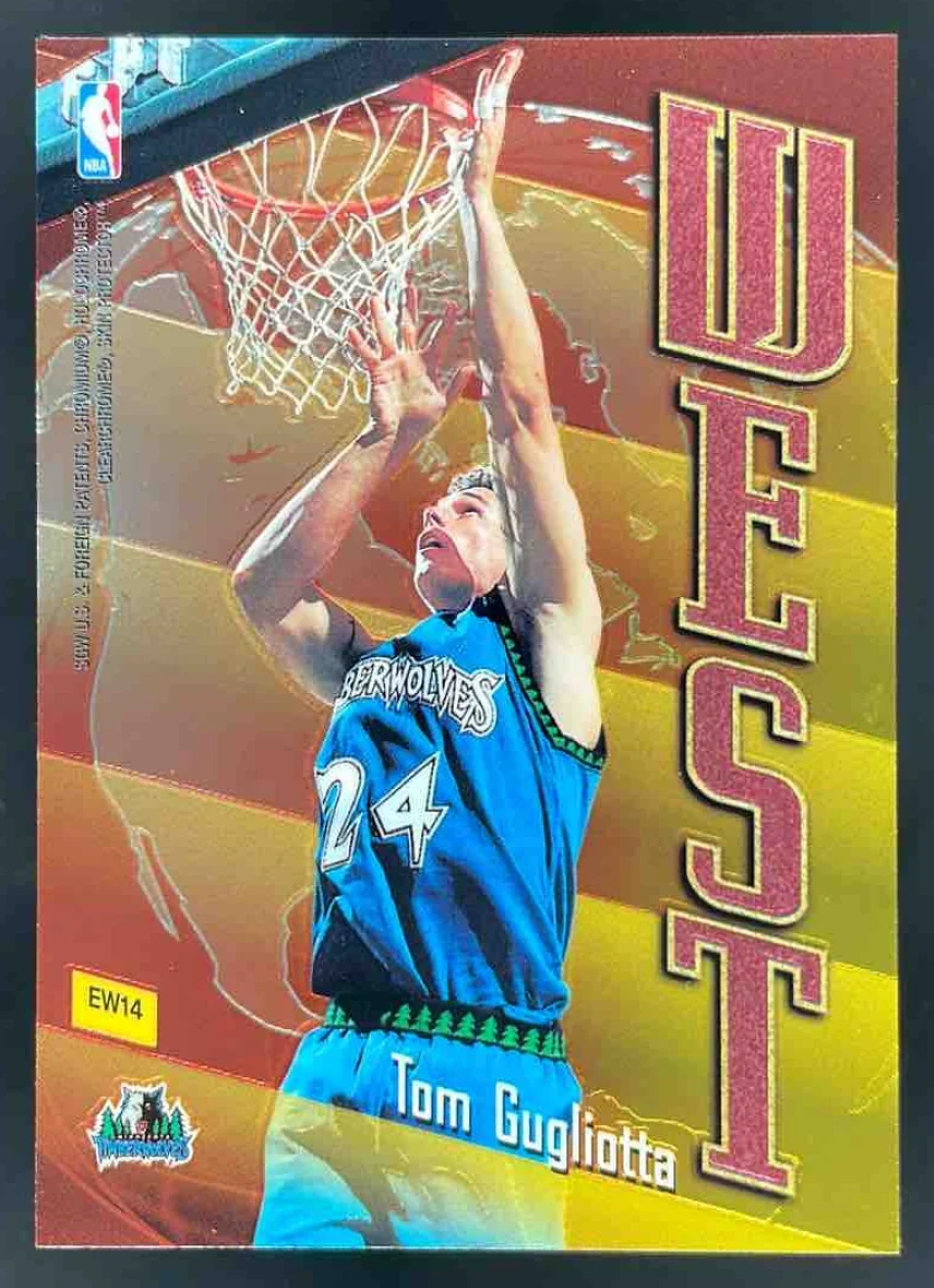 1998-99 Topps East/West #EW14 Anthony Mason Tom Gugliotta - Image 2