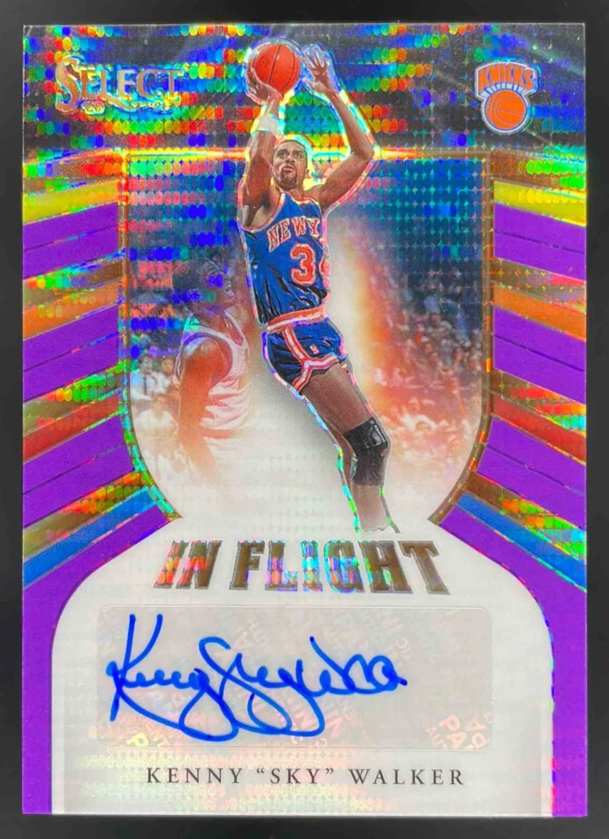 2020-21 Select In Flight Neon Purple Pulsar FOTL Kenny Sky Walker Auto /15
