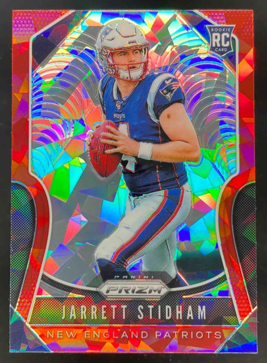 2019 Panini Prizm Red Ice Prizm #308 Jarrett Stidham RC