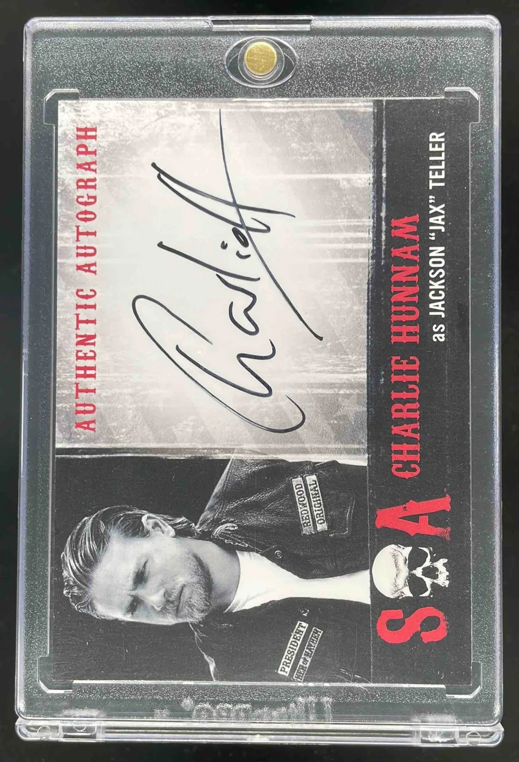 2015 Cryptozoic Sons of Anarchy Autograph Charlie Hunnam Jackson Jax Teller Auto