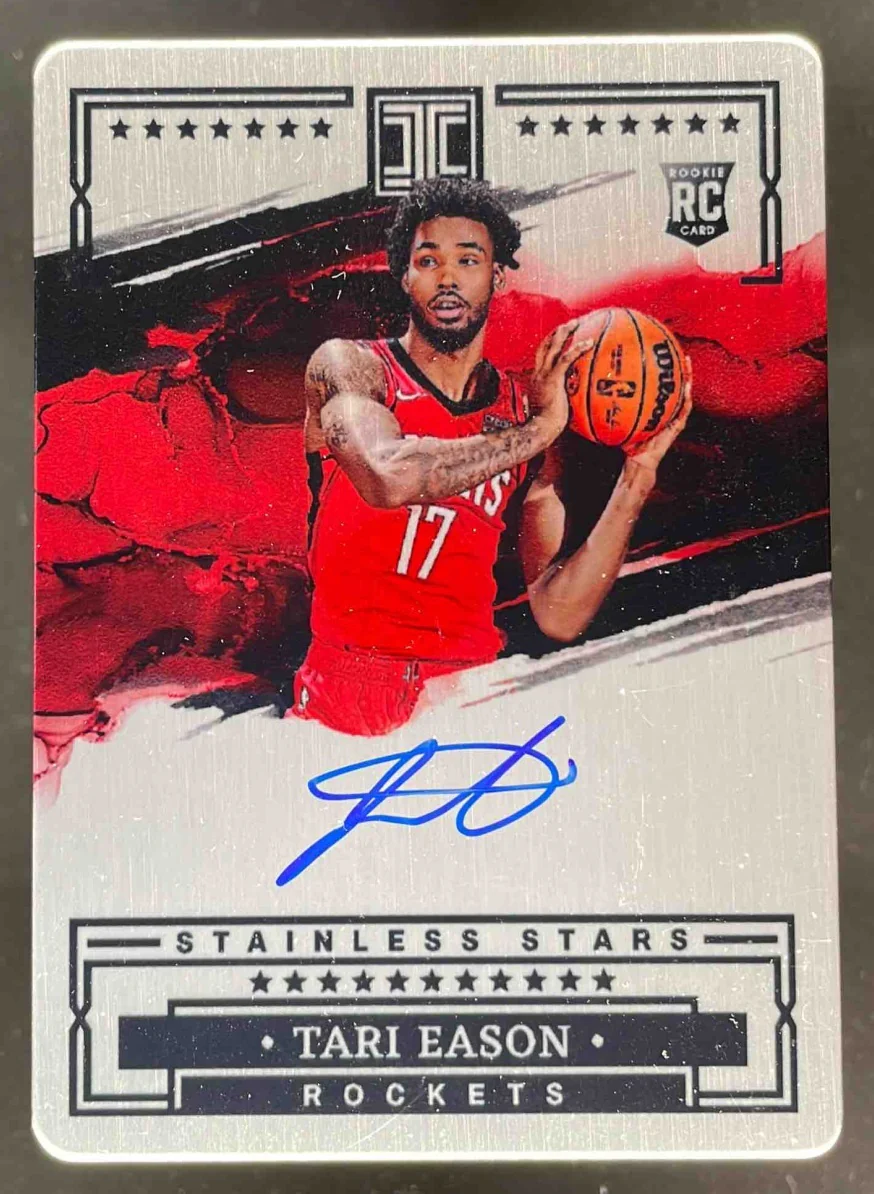 2022-23 Panini Impeccable Stainless Stars #SSA-TES Tari Eason RC Auto /99