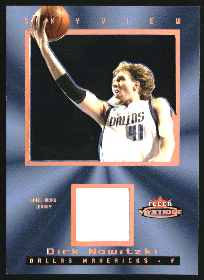 2003-04 Fleer Mystique Skyview Jerseys 150 #SVDN Dirk Nowitzki /150