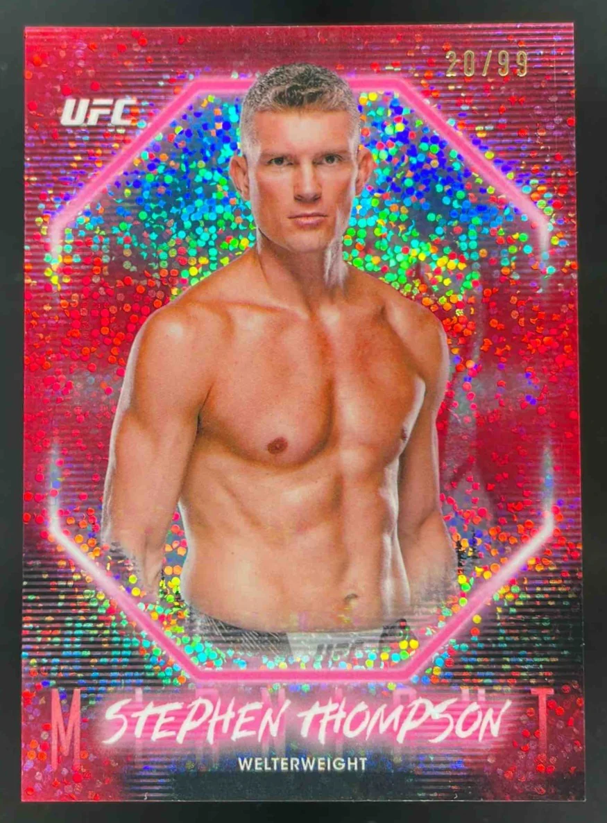 2025 Topps UFC Midnight Twilight #86 Stephen Thompson /99