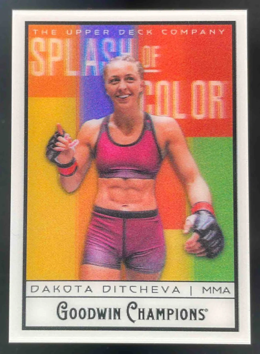 2025 Goodwin Champions Splash of Color 3-D Lenticular #SCL-DD Dakota Ditcheva