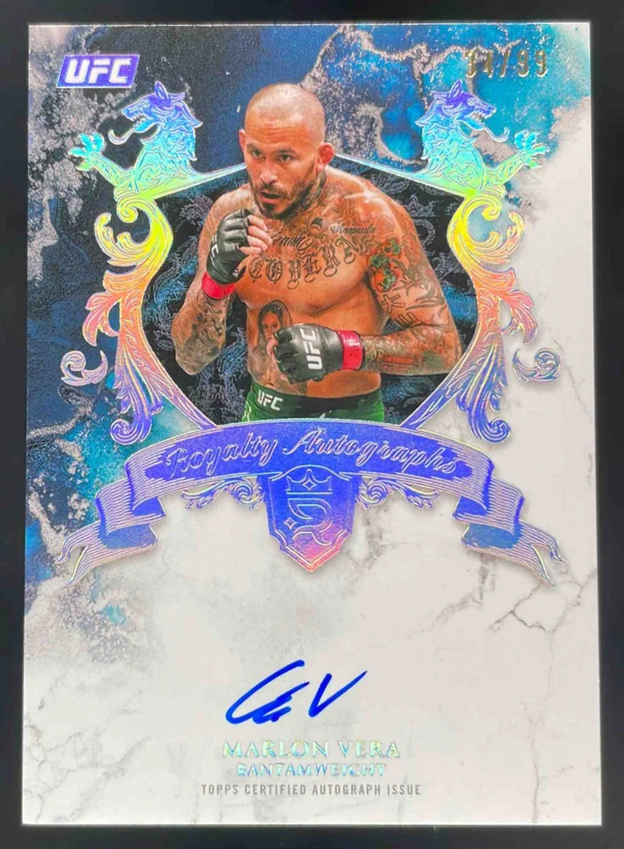 2025 Topps UFC Royalty Autograph #RY-MV Marlon Vera Auto /99