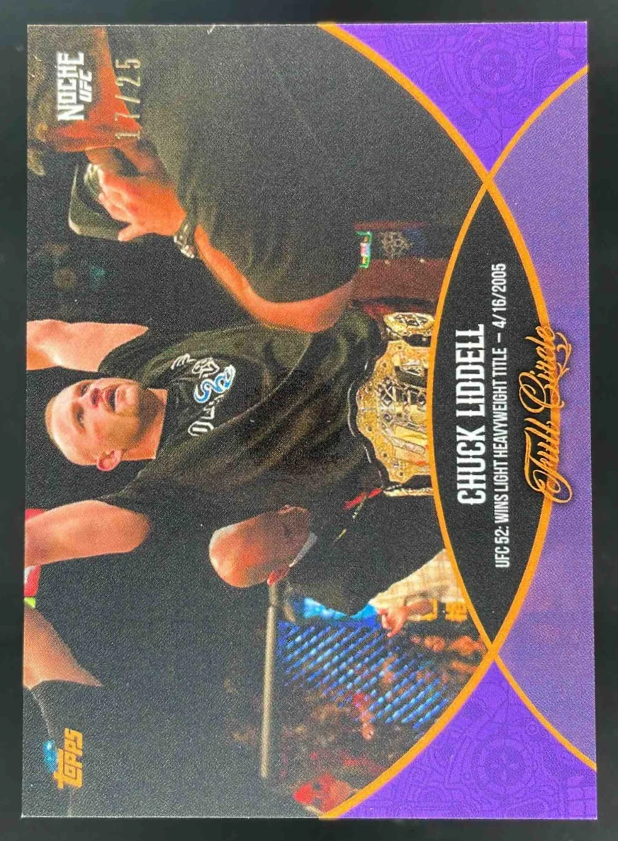 2024 Topps Noche UFC Full Circle Purple #FC-5 Chuck Liddell /25