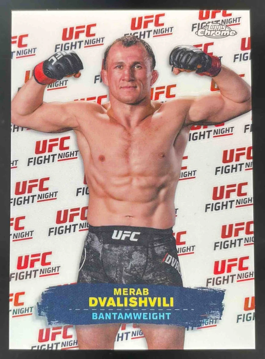 2024 Topps Chrome UFC Fight Night #UFN-11 Merab Dvalishvili