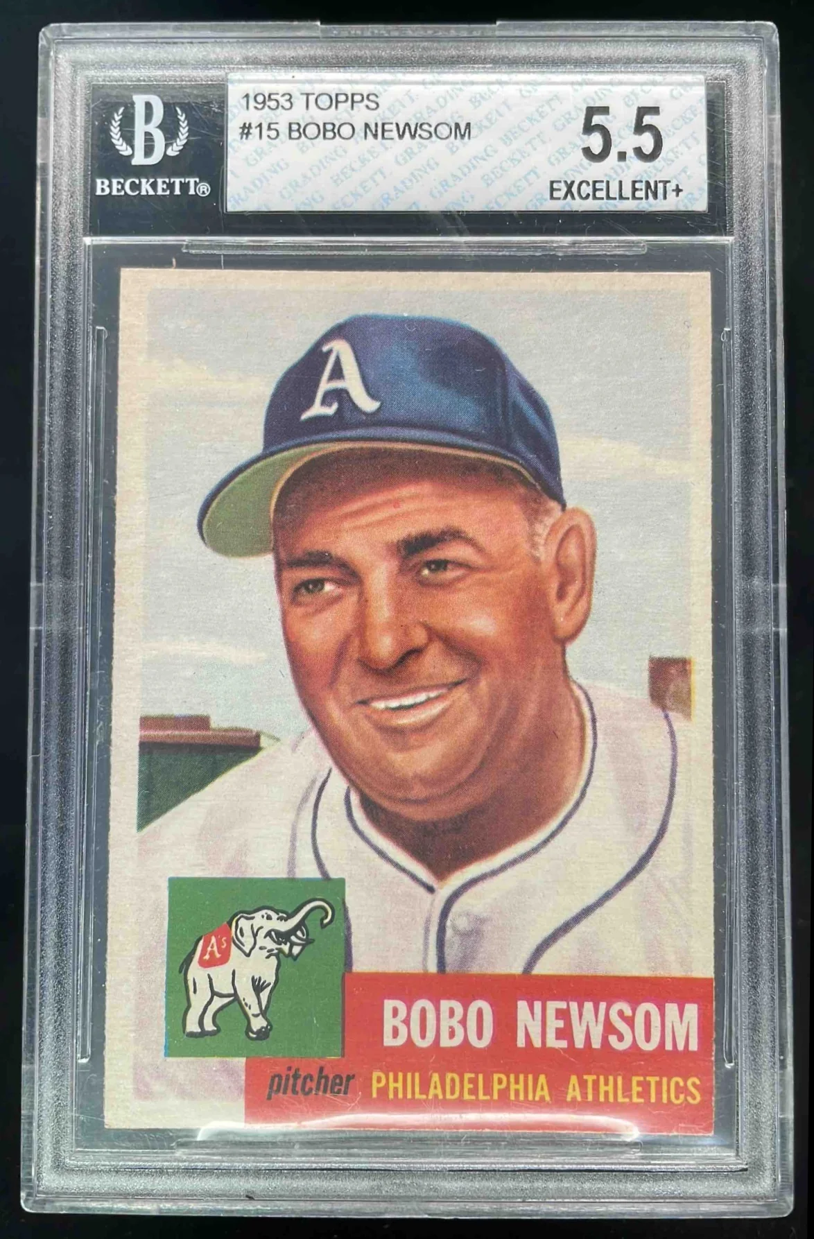 1953 Topps #15 Bobo Newsom RC BGS 5.5