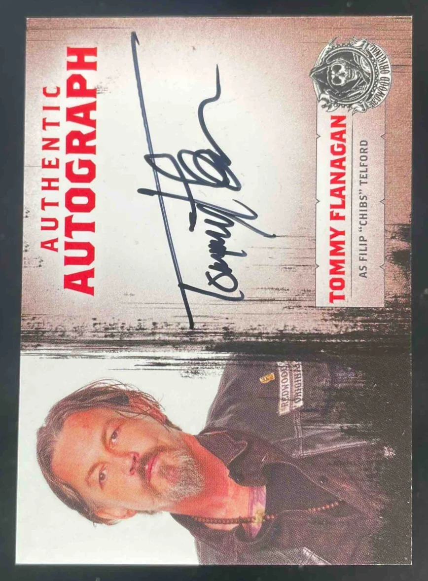 2014 Cryptozoic Sons of Anarchy Auto Tommy Flanagan Filip Chibs Telford