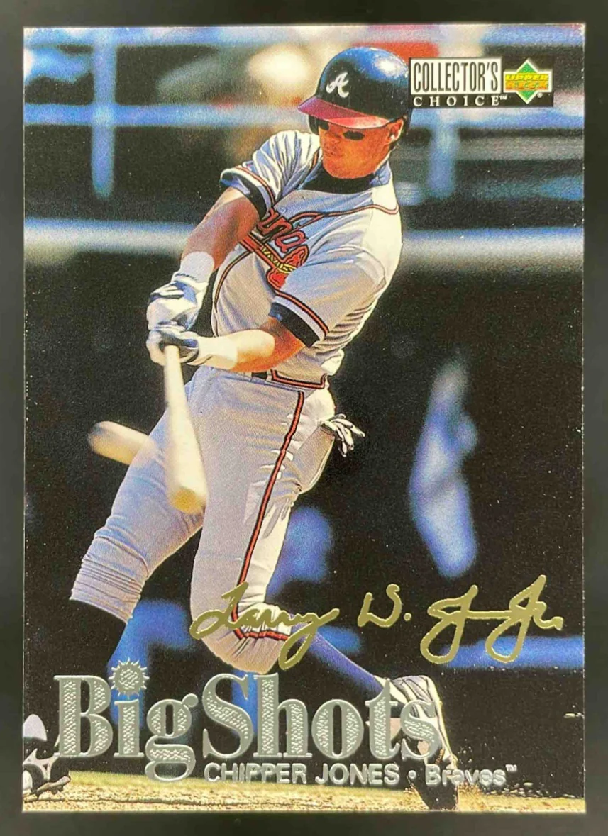 1997 Upper Deck Collector's Choice Big Shots #15 Chipper Jones