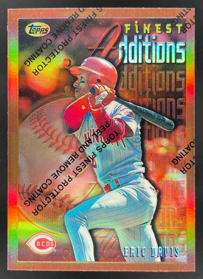 1996 Topps Finest Refractors #222 Eric Davis