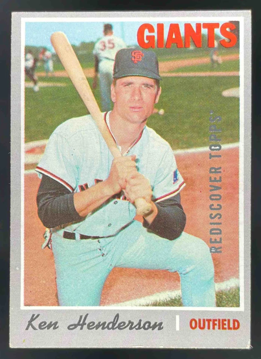 1970 Topps #298 Ken Henderson Rediscover Topps