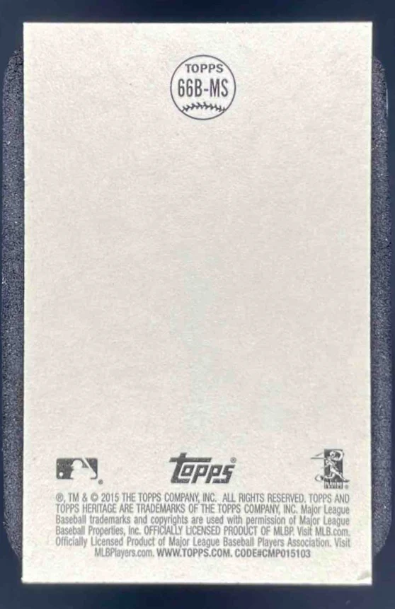 2015 Topps Heritage 1966 Bazooka #66B-MS Max Scherzer - Image 2