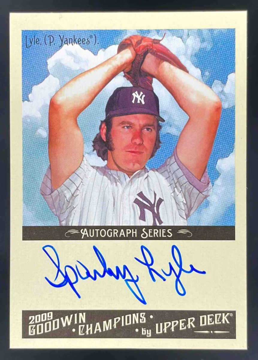 2009 Upper Deck Goodwin Champions Autographs #A-SL Sparky Lyle Auto