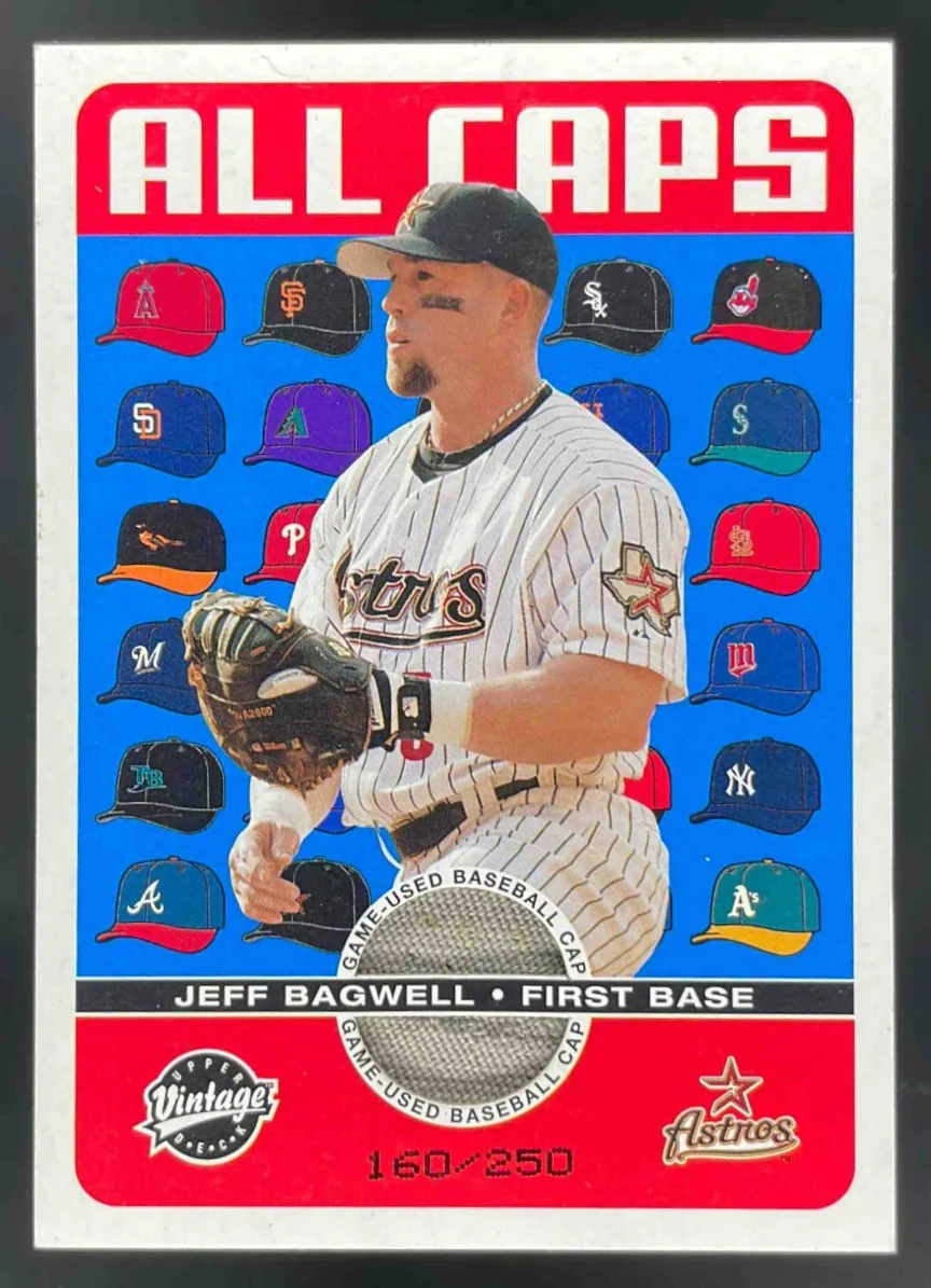 2003 Upper Deck Vintage All Caps #AC-JB Jeff Bagwell /250