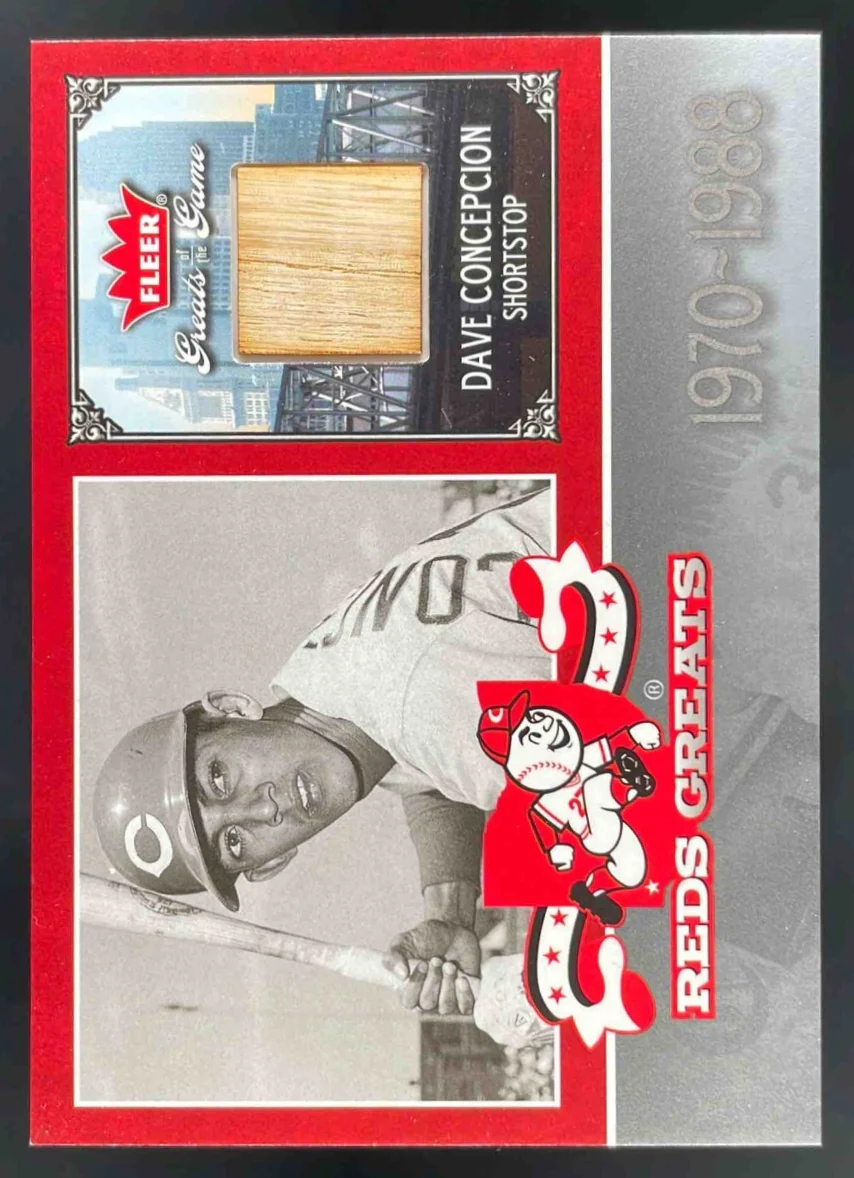 2006 Fleer Greats of the Game Reds Greats Memorabilia #CIN-DC Dave Concepcion
