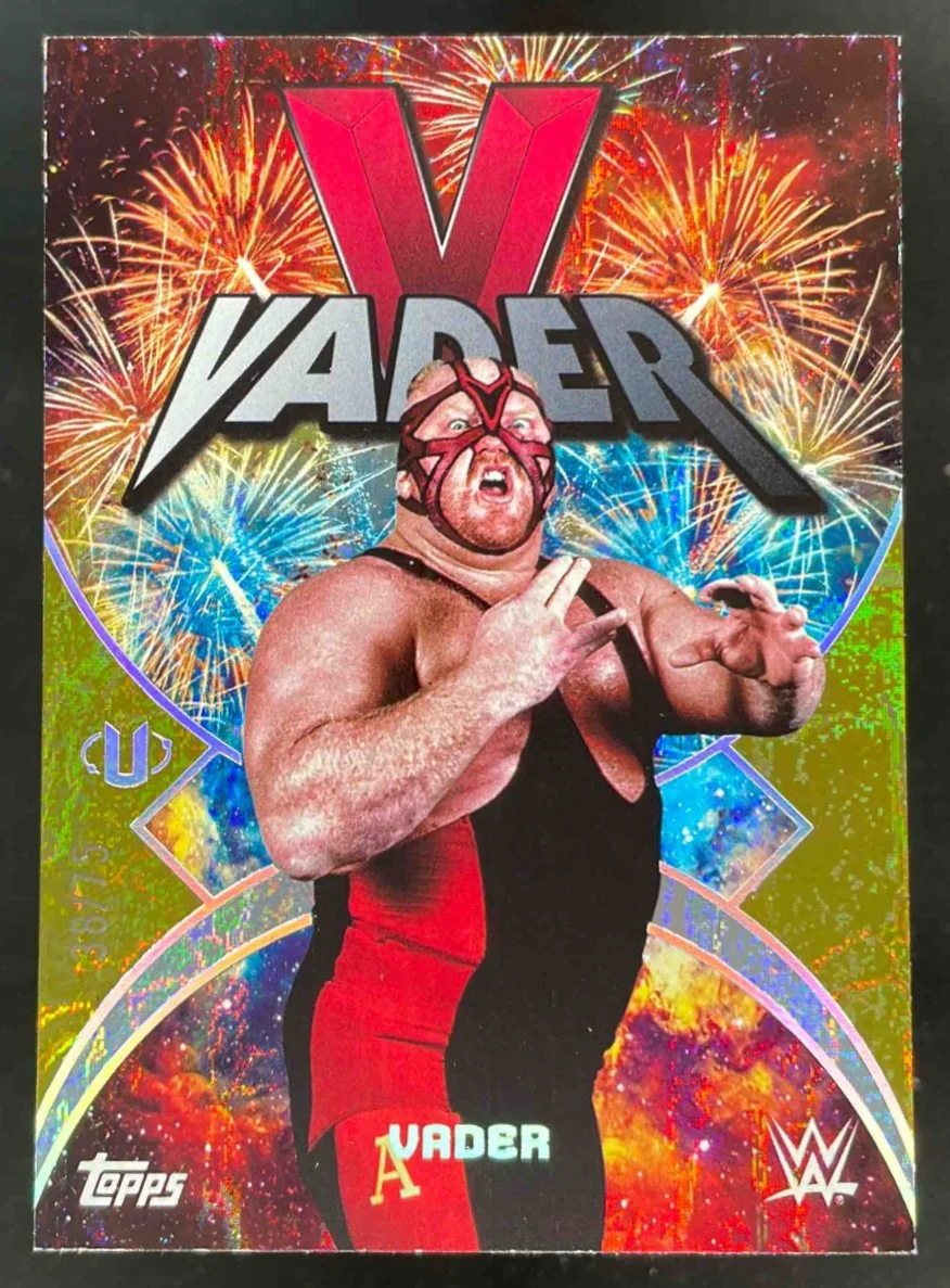 2025 Topps Universe WWE Namesakes Gold Stone #NMS-6 Vader /75