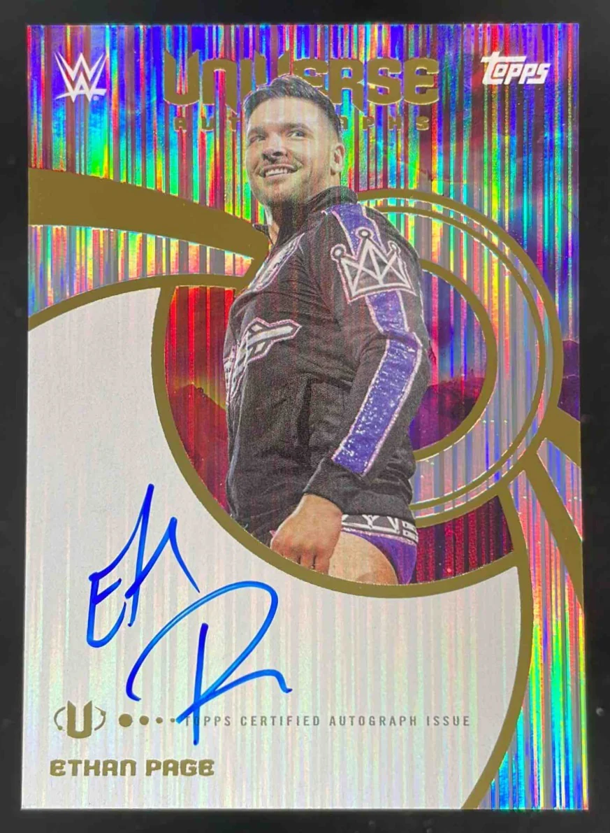 2025 Topps Universe WWE Universe Autographs #UNA-EPA Ethan Page Auto