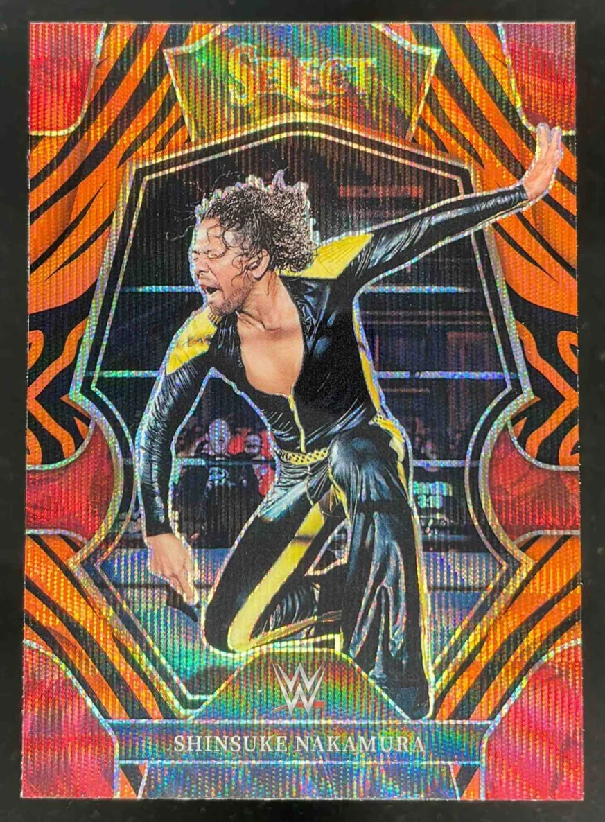2023 Panini Select WWE Tiger Prizms #165 Shinsuke Nakamura Premier Level