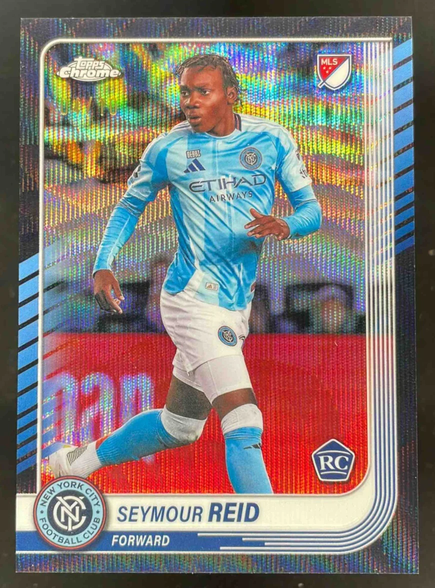 2025 Topps Chrome MLS Black Wave Refractor #169 Seymour Reid RC /10