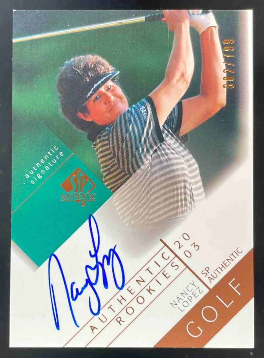 2003 SP Authentic 2003 SP Authentic #109 Nancy Lopez Autograph RC Auto /799