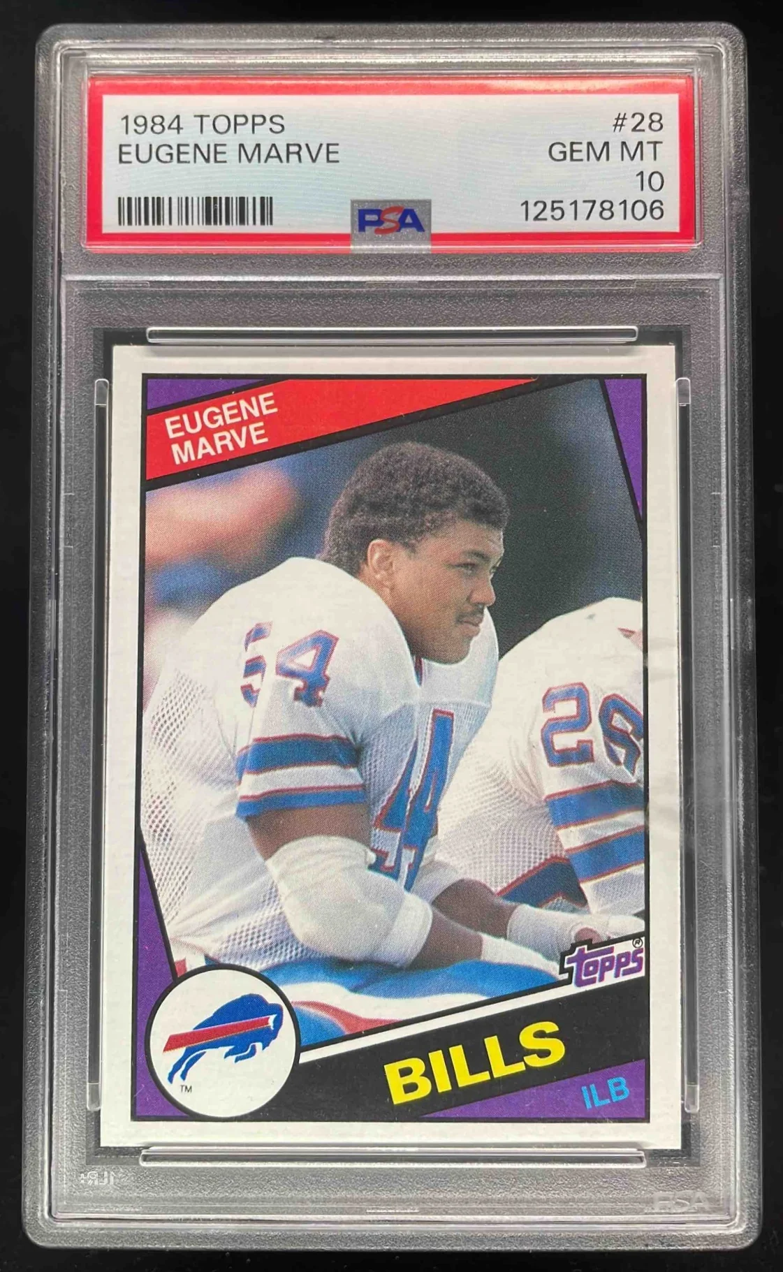 1984 Topps #28 Eugene Marve PSA 10