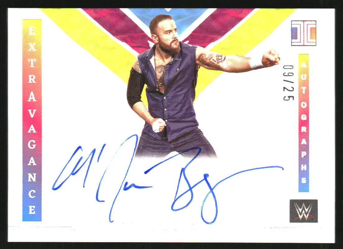 2023 Panini Impeccable WWE Extravagance Autographs Silver Josh Briggs Auto /25