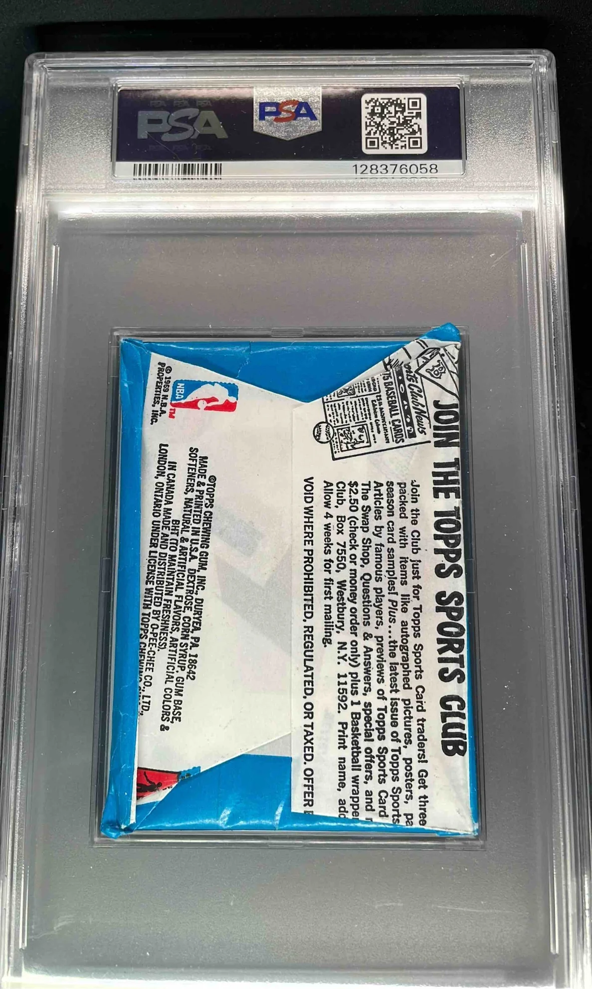 1975 Topps Basketball Wax Pack PSA 7 - Image 2