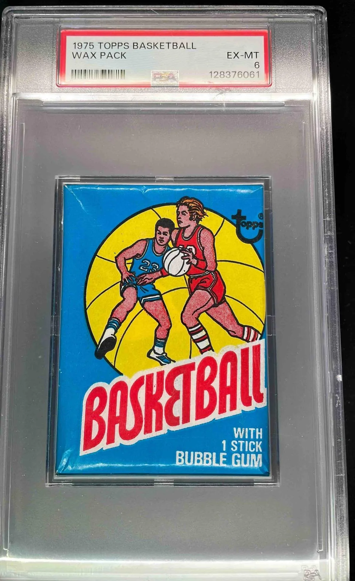 1975 Topps Basketball Wax Pack PSA 6