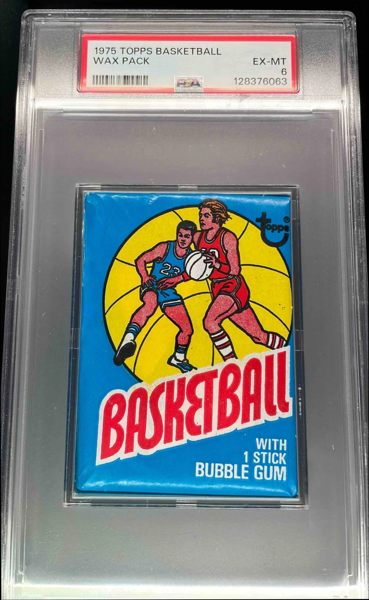 1975 Topps Basketball Wax Pack PSA 6