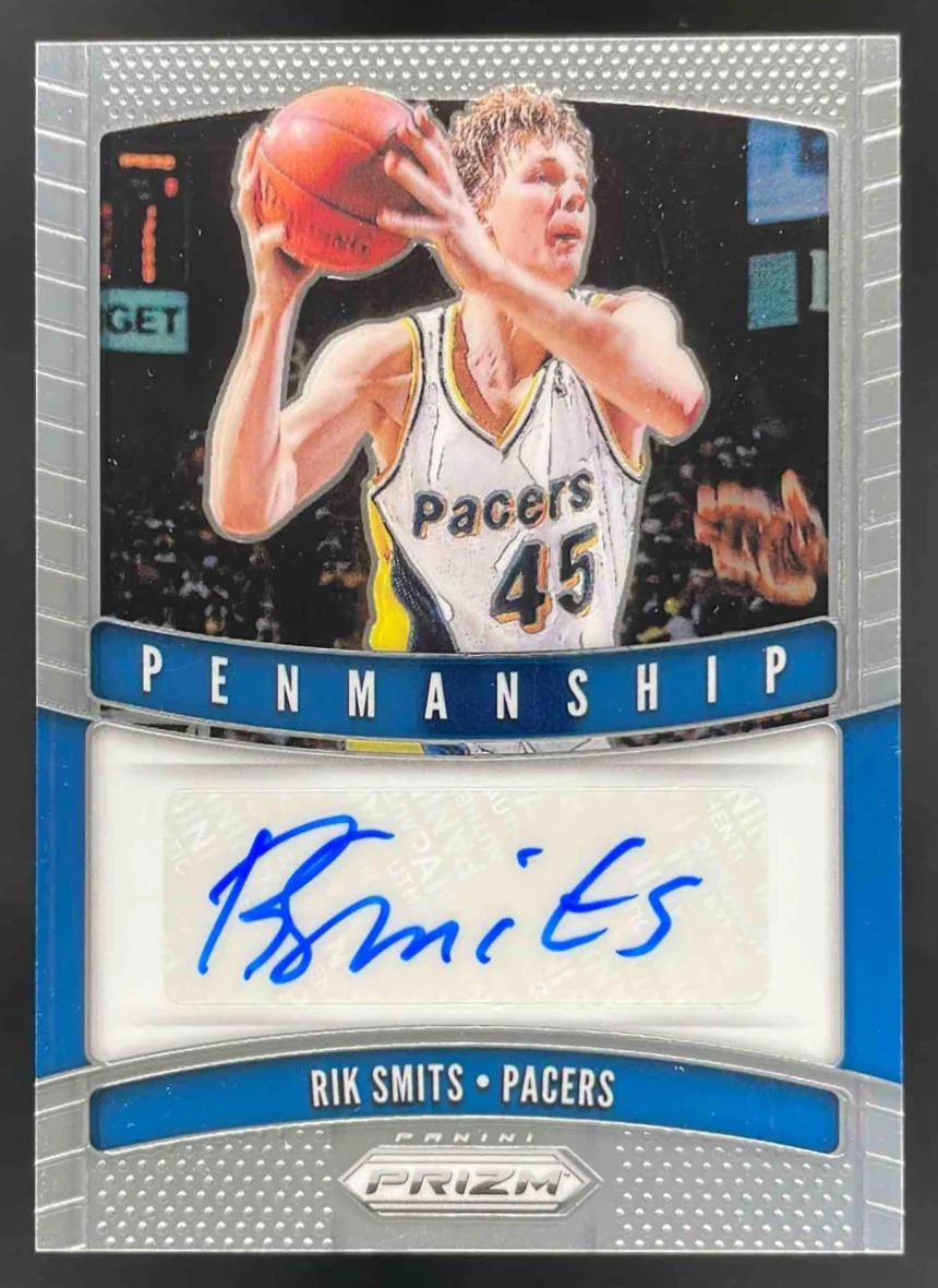 2019-20 Panini Prizm Penmanship #PM-RSM Rik Smits Autograph Auto