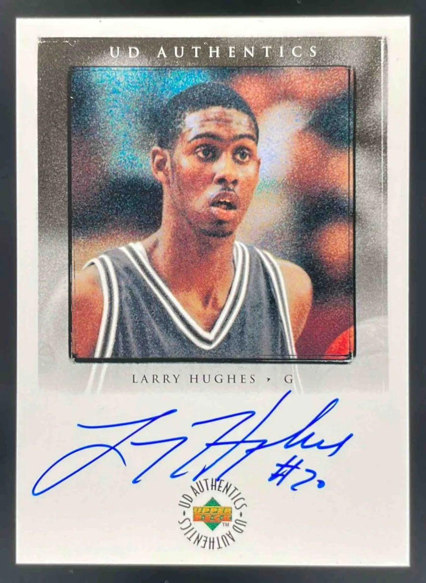 1999 Upper Deck UD Authentics Autograph #LH Larry Hughes Auto