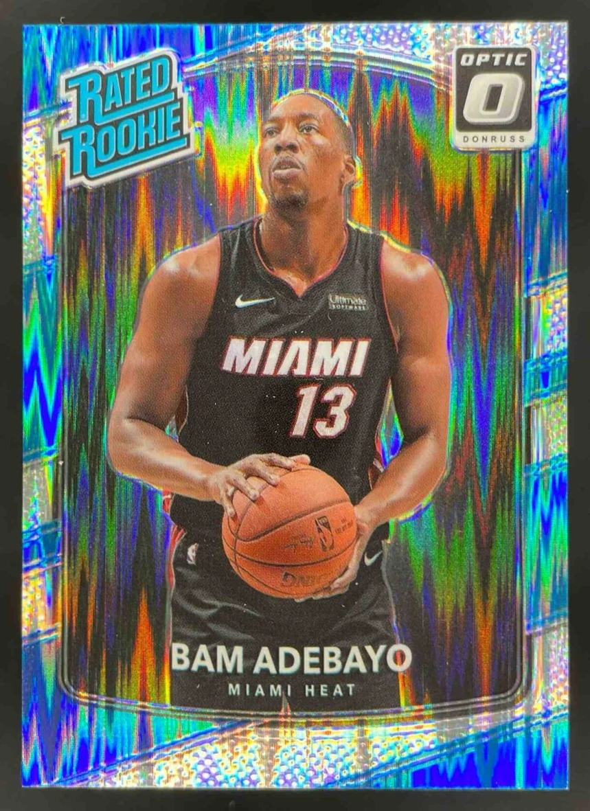 2017-18 Panini Donruss Optic Rated Rookie Shock #187 Bam Adebayo RC