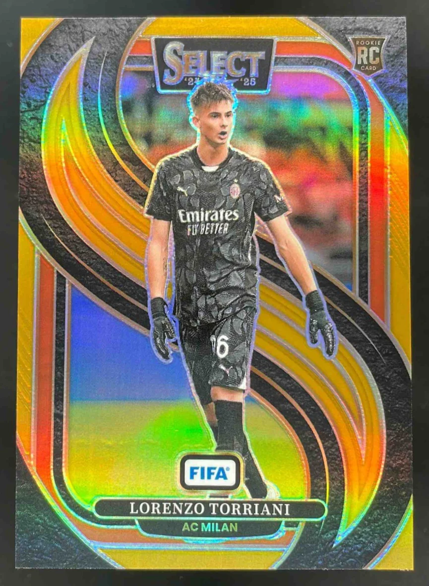 2024-25 Panini Select FIFA Mezzanine Gold #143 Lorenzo Torriani RC /10