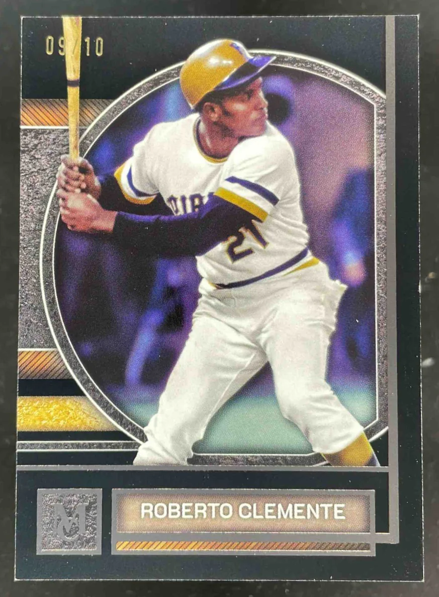 2025 Topps Museum Collection Black Diamond #47 Roberto Clemente /10