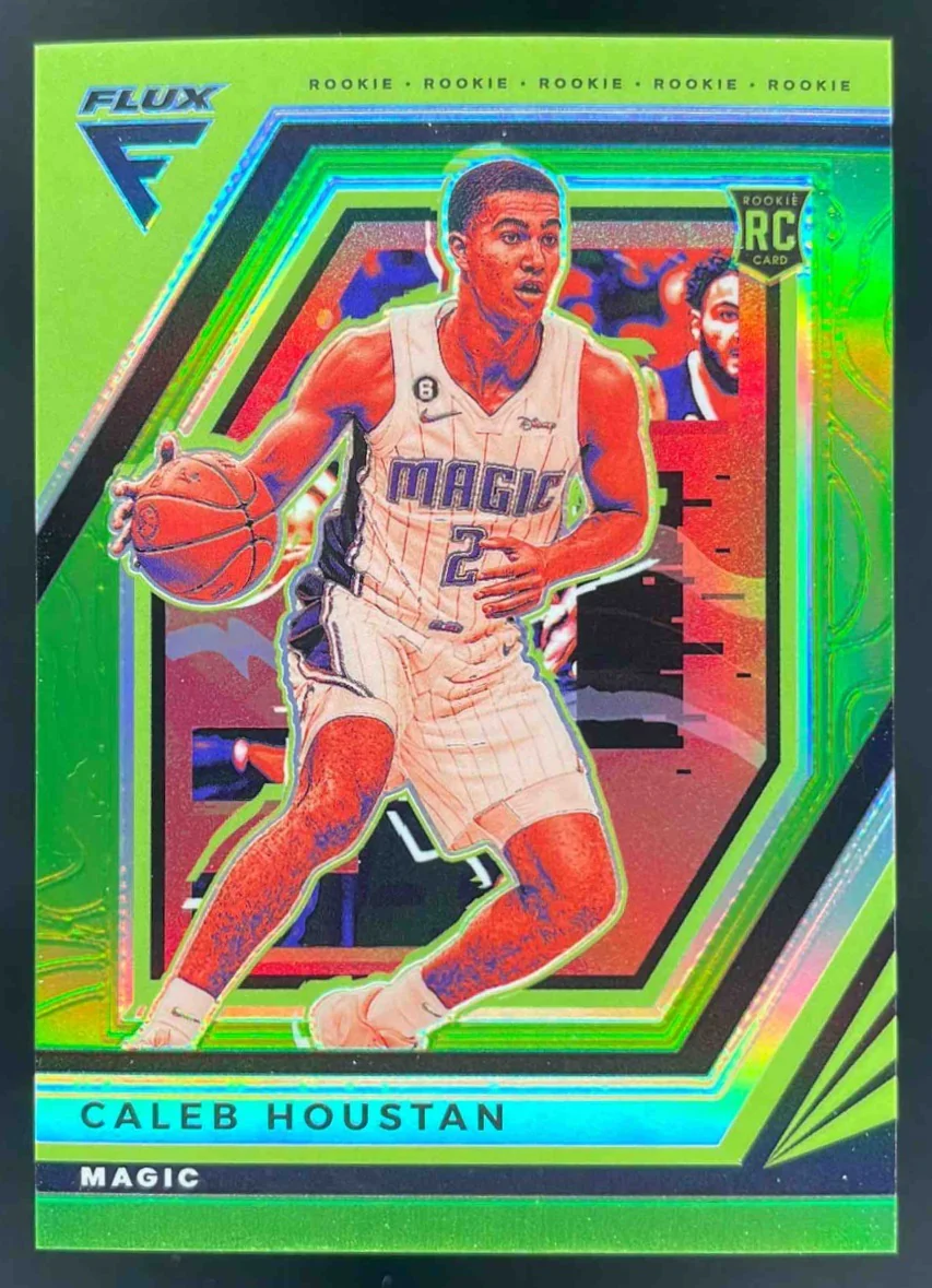 2022-23 Panini Flux Green #222 Caleb Houstan RC /5