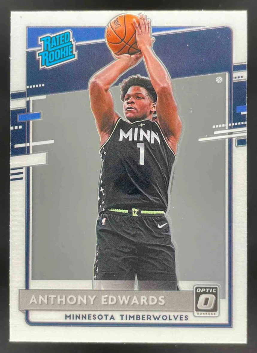 2020-21 Panini Donruss Optic #151 Anthony Edwards RC