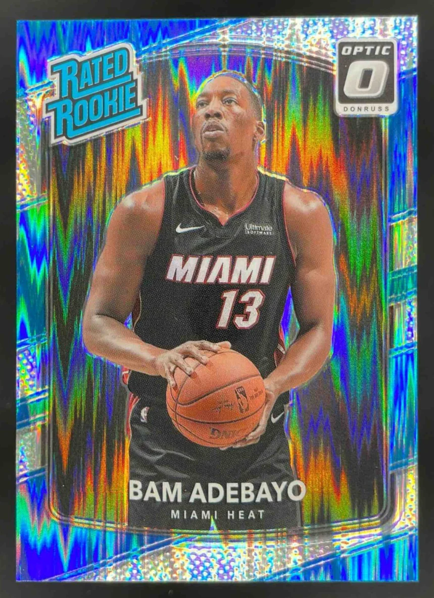 2017-18 Panini Donruss Optic Rated Rookie Shock #187 Bam Adebayo RC