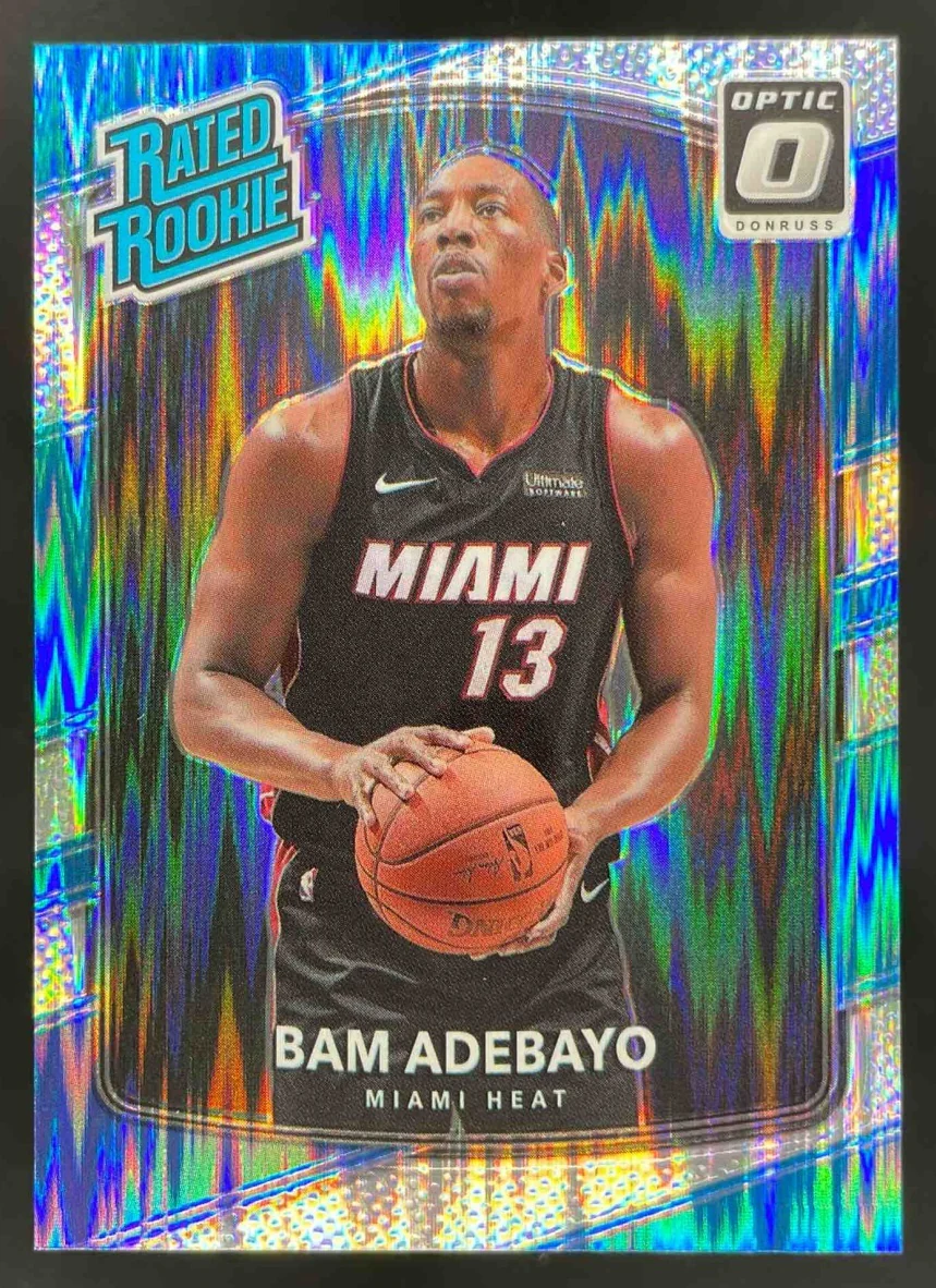 2017-18 Panini Donruss Optic Rated Rookie Shock #187 Bam Adebayo RC
