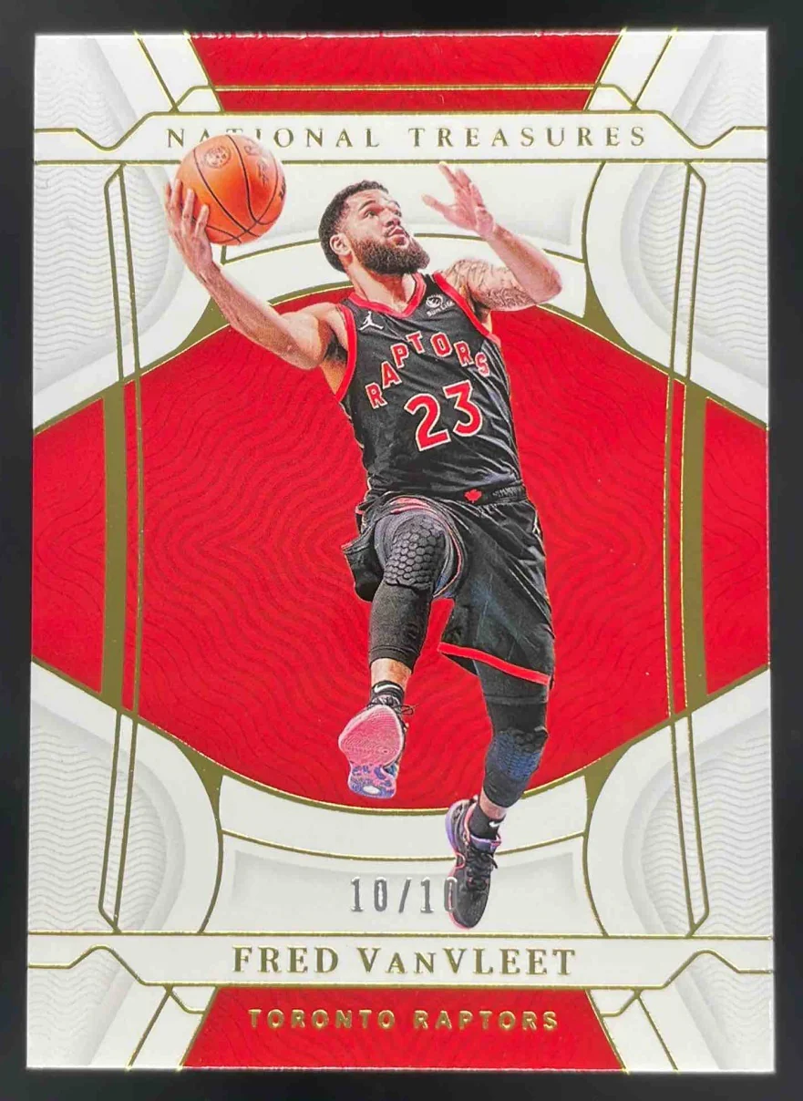 2021-22 Panini National Treasures Gold #80 Fred VanVleet /10