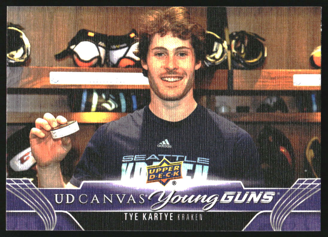 2023-24 Upper Deck UD Canvas #C221 Tye Kartye Young Guns RC Rookie