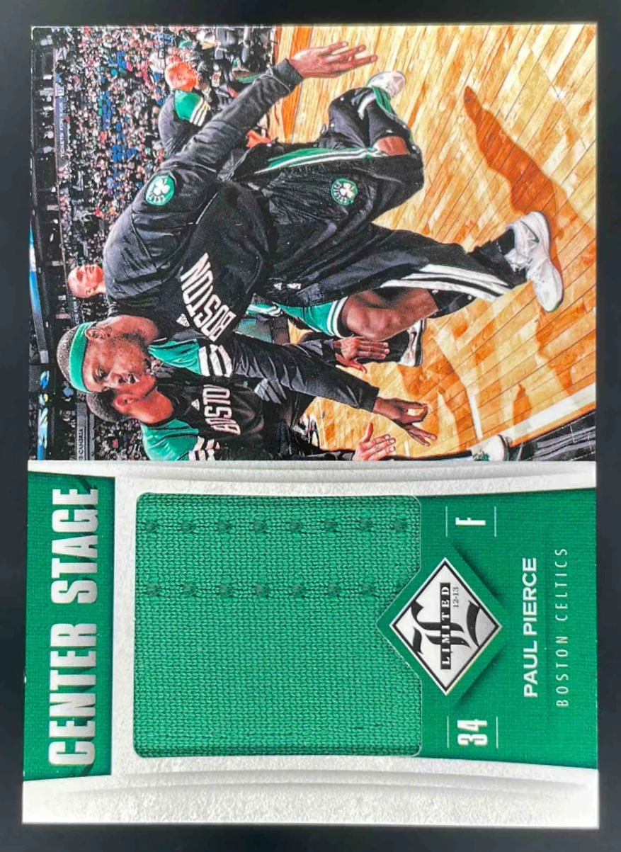 2012-13 Panini Limited Center Stage Materials #9 Paul Pierce /49