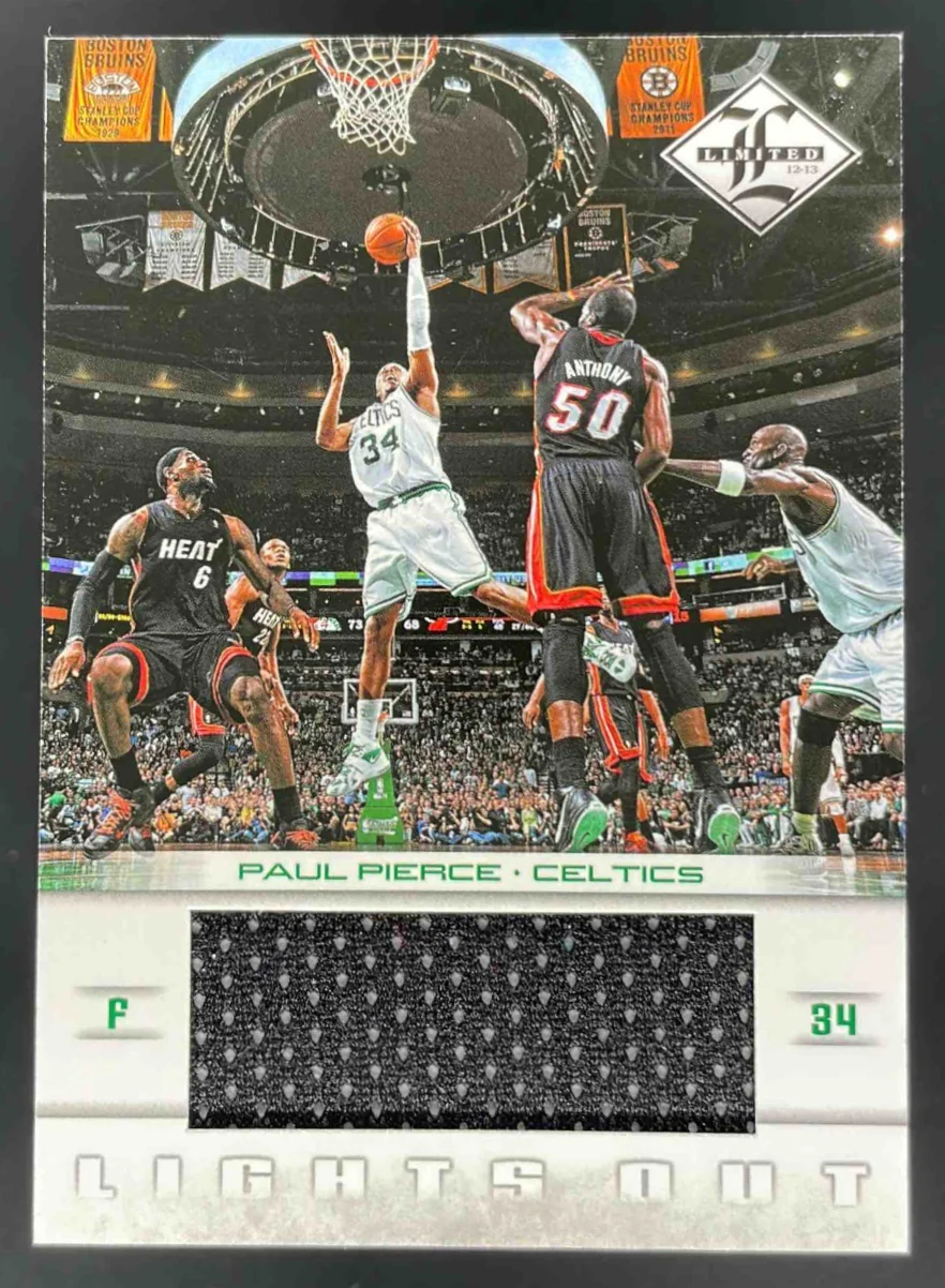 2012-13 Panini Limited Lights Out Materials #5 Paul Pierce /199