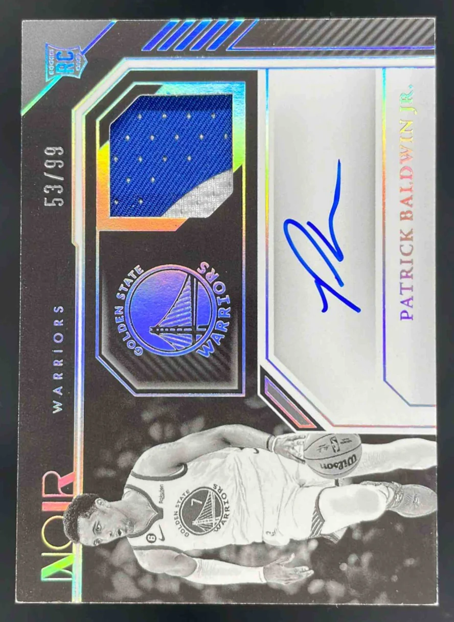 2022-23 Panini Noir #316 Patrick Baldwin Jr. Autograph RC Auto /99