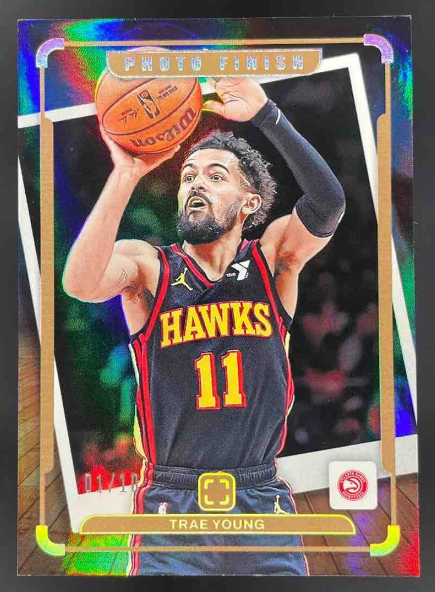 2024-25 Panini Photogenic Photo Finish Gold #1 Trae Young /10