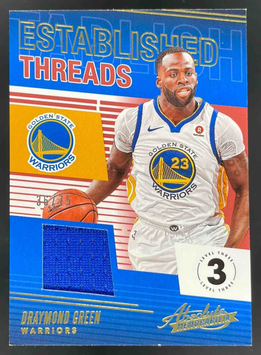 2018-19 Absolute Memorabilia Established Threads Level 3 #DGN Draymond Green /75